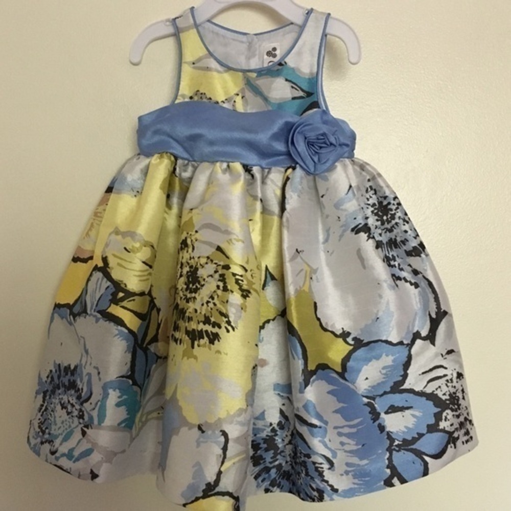 Cherokee Baby Girl Floral Dress Size 12M